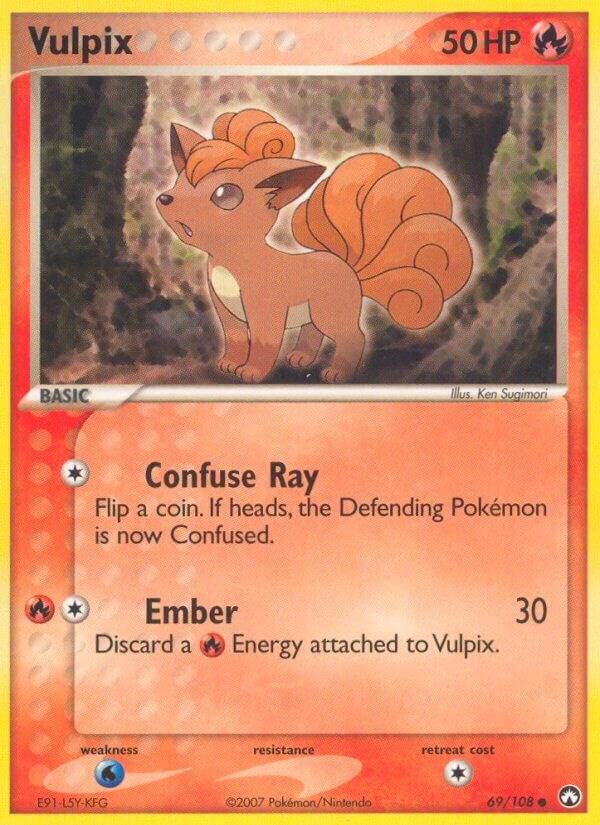 Pokemon Vulpix 69/108 Power Keepers