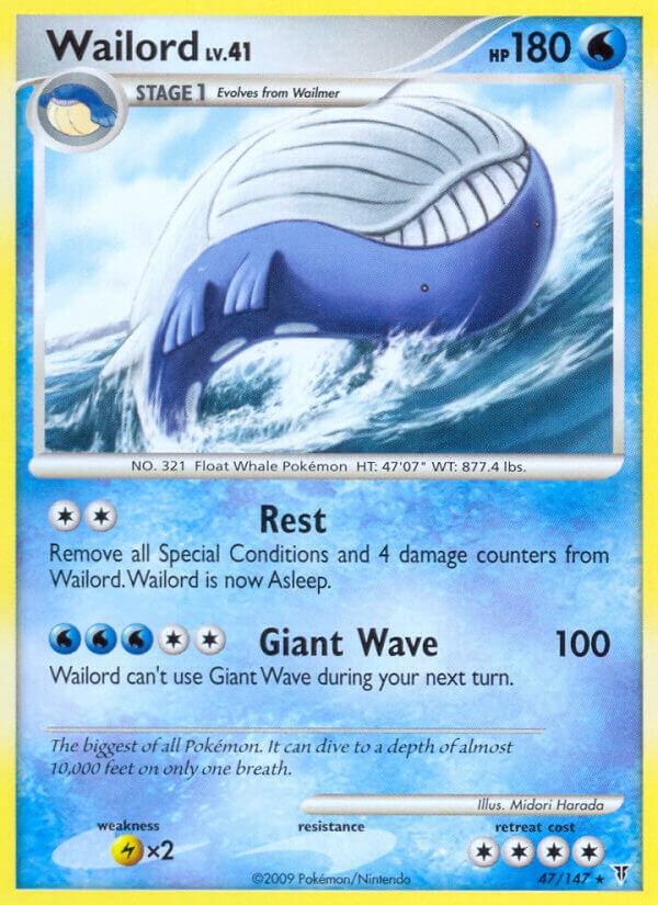 Pokemon Wailord 47/147 Supreme Victors