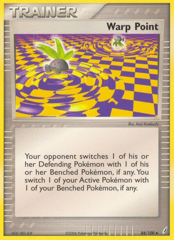 Pokemon Warp Point 84/100 Crystal Guardians