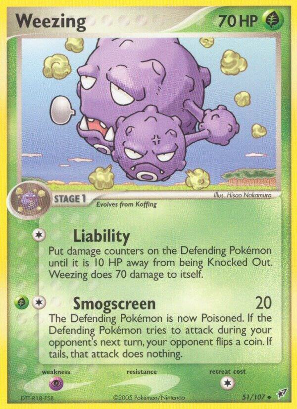 Pokemon Weezing 51/107 Deoxys