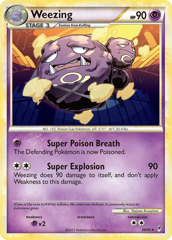 Pokemon Weezing 38/95 Call of Legends