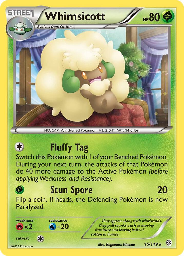 Pokemon Whimsicott 15/149 Boundaries Crossed