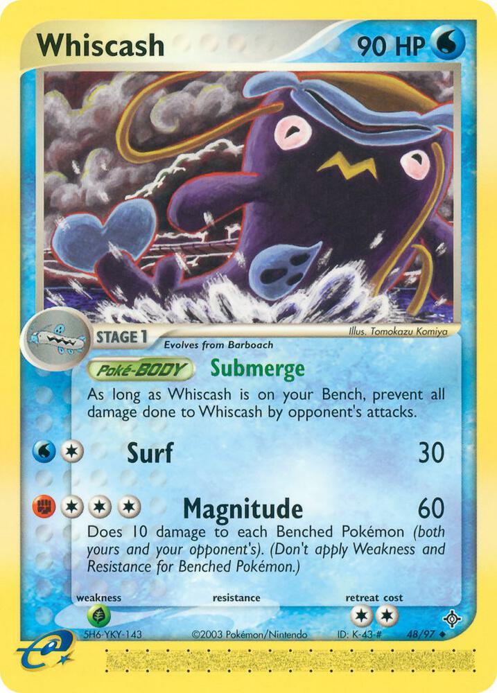 Pokemon Whiscash 48/100 Dragon