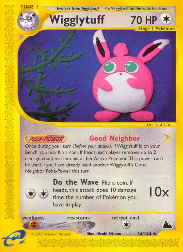 Pokemon Wigglytuff 34/144 Skyridge