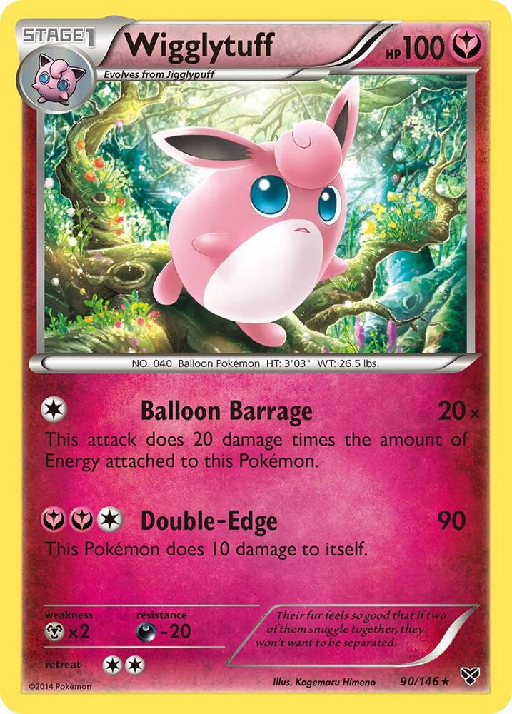 Pokemon Wigglytuff 90/146 XY