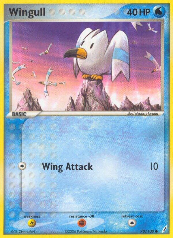 Pokemon Wingull 70/100 Crystal Guardians