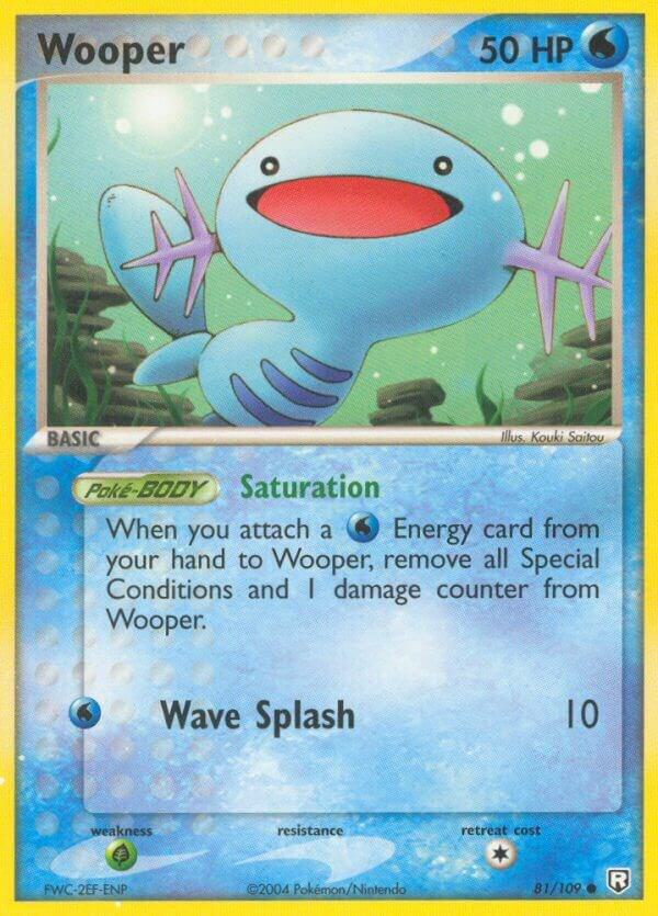 Pokemon Wooper 81/109 Team Rocket Returns