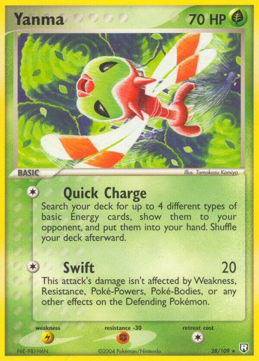 Pokemon Yanma 28/109 Team Rocket Returns