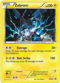 Pokemon Zekrom BW24 BW Black Star Promos