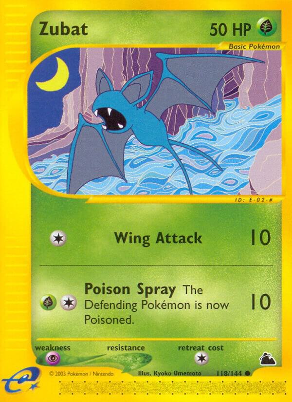 Pokemon Zubat 118/144 Skyridge