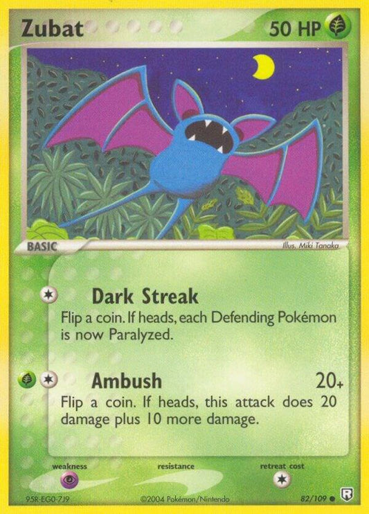 Pokemon Zubat 82/109 Team Rocket Returns
