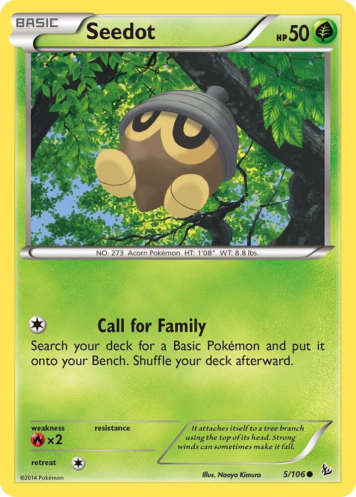 Pokemon Seedot 5/106 Flashfire