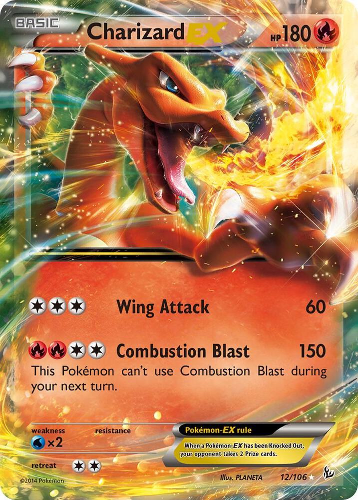 Pokemon Charizard EX 12/106 Flashfire