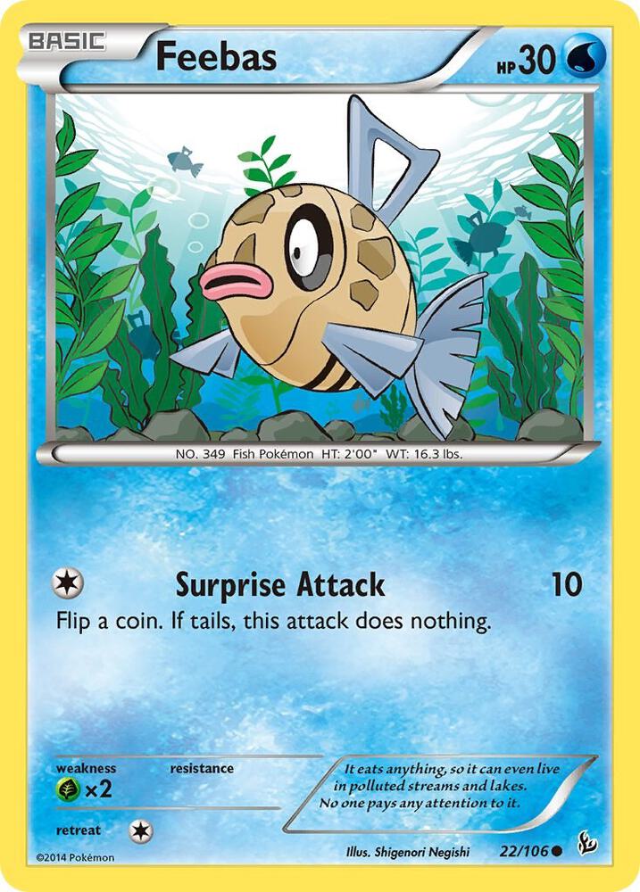 Pokemon Feebas 22/106 Flashfire