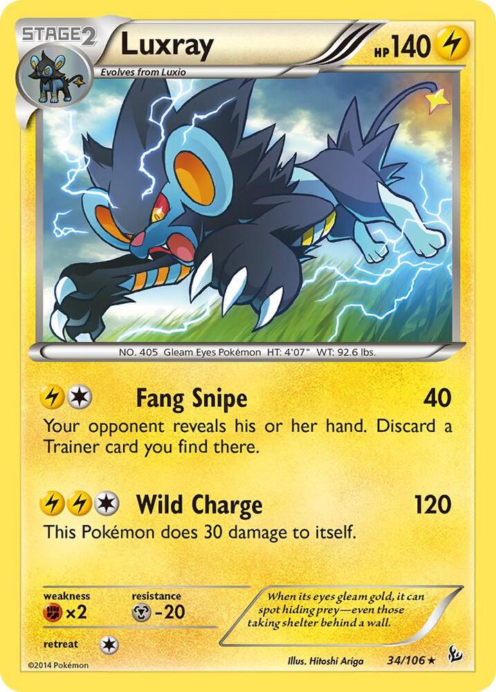 Pokemon Luxray 34/106 Flashfire