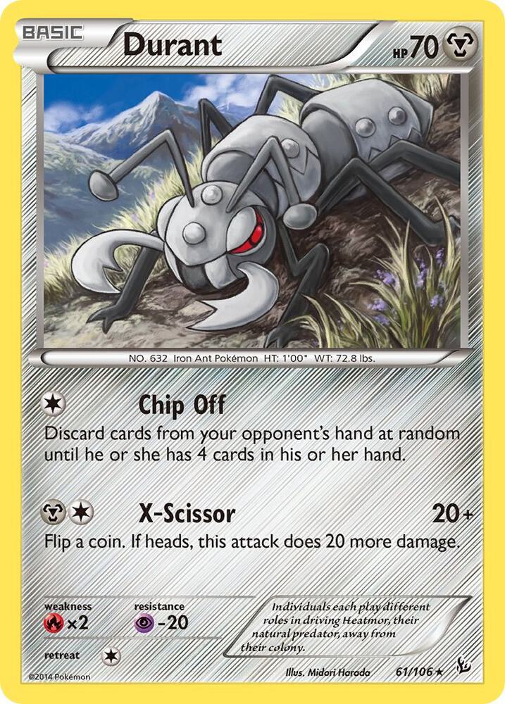 Pokemon Durant 61/106 Flashfire
