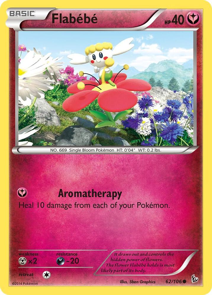 Pokemon Flabébé 62/106 Flashfire