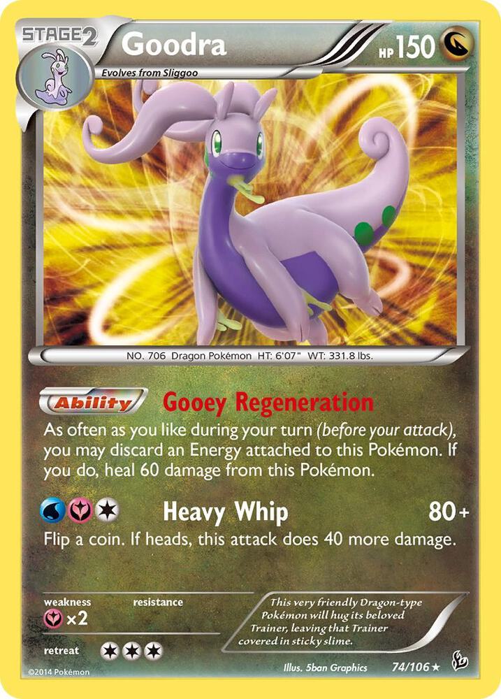 Pokemon Goodra 74/106 Flashfire