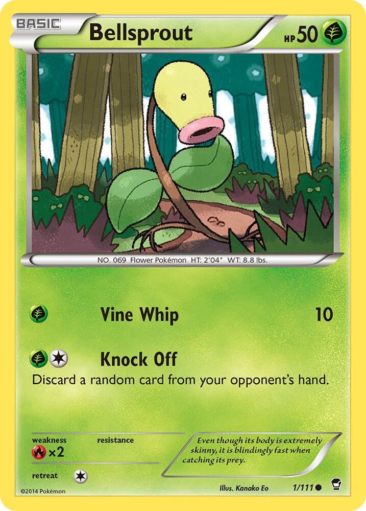 Pokemon Bellsprout 1/111 Furious Fists