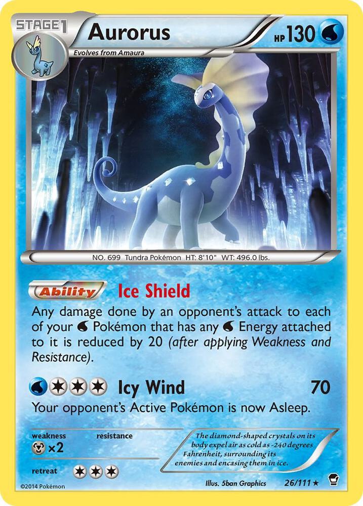 Pokemon Aurorus 26/111 Furious Fists
