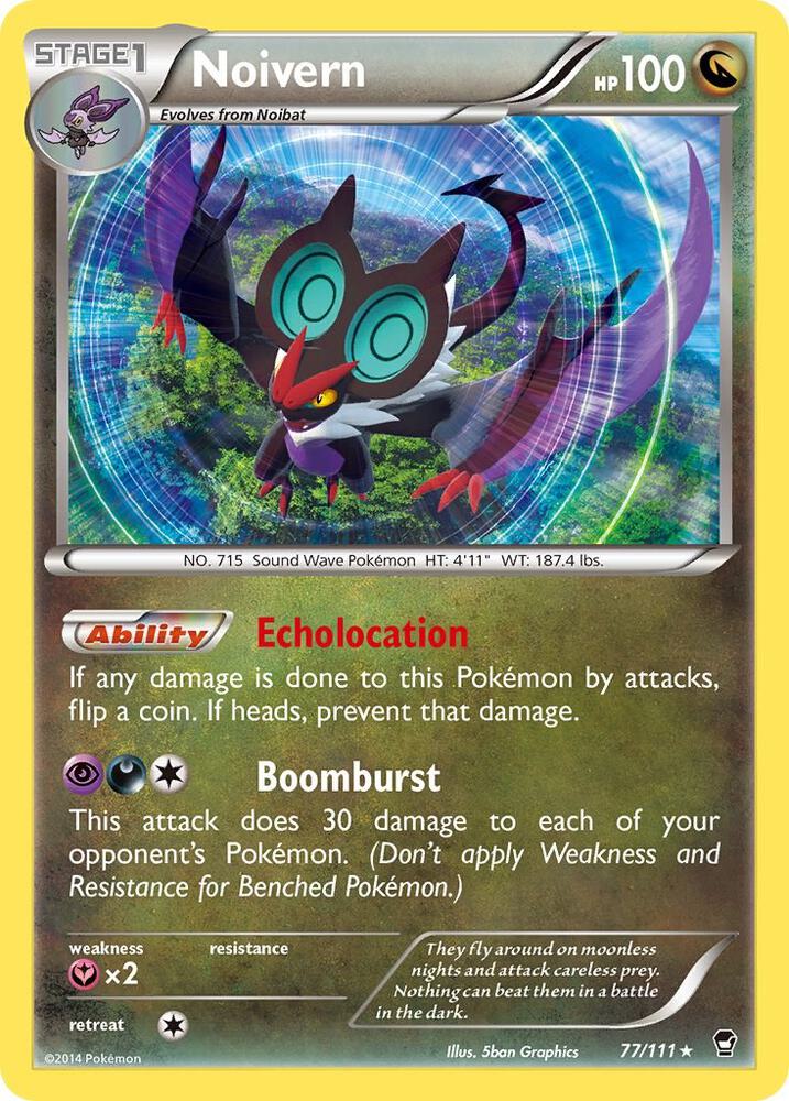 Pokemon Noivern 77/111 Furious Fists