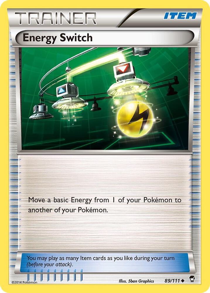 Pokemon Energy Switch 89/111 Furious Fists
