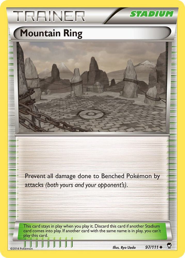 Pokemon Mountain Ring 97/111 Furious Fists