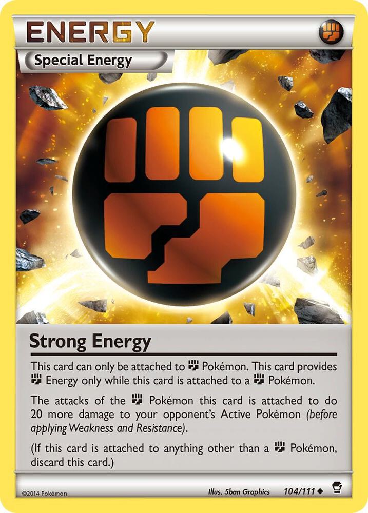 Pokemon Strong Energy 104/111 Furious Fists
