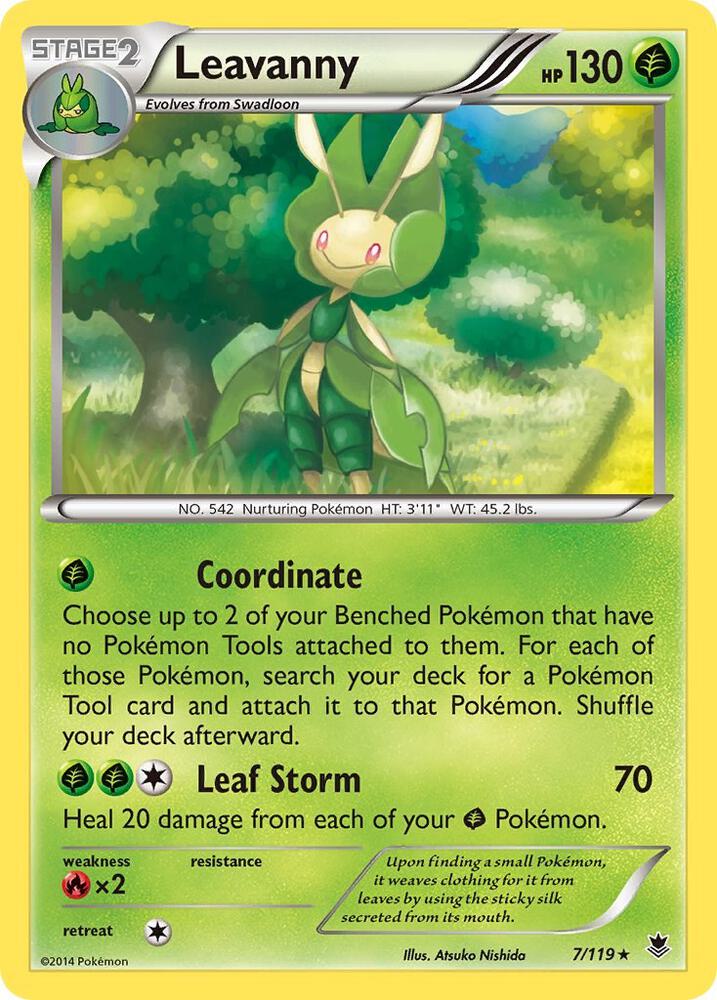 Pokemon Leavanny 7/119 Phantom Forces