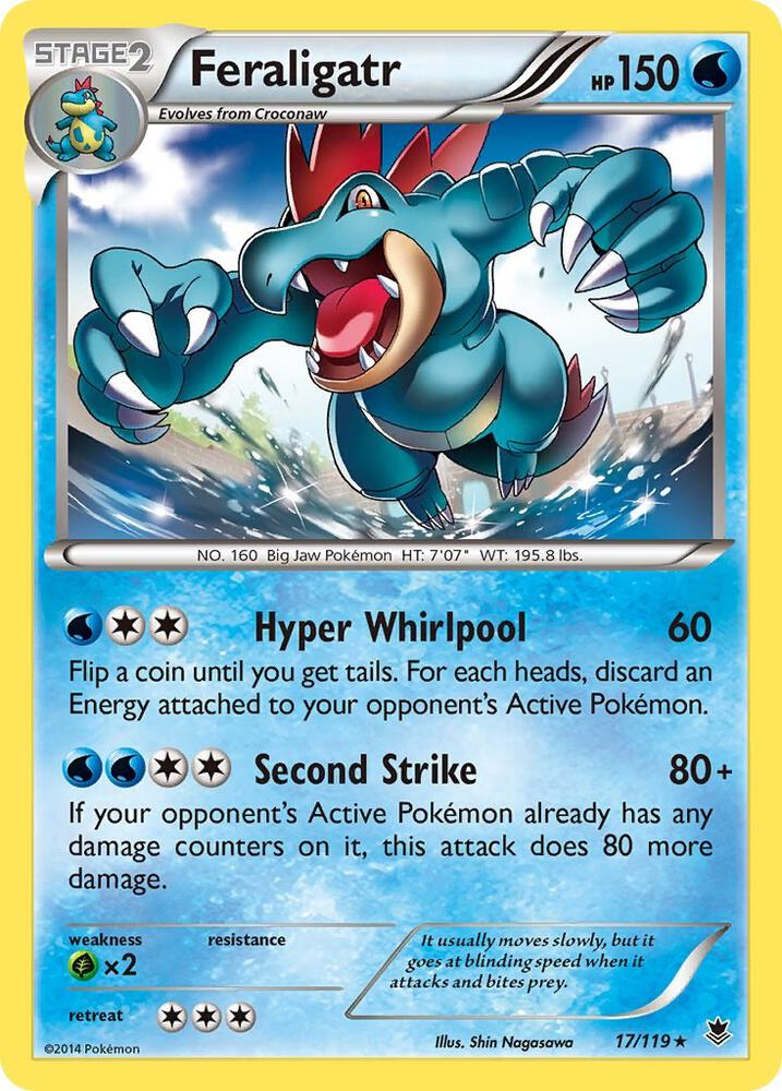 Pokemon Feraligatr 17/119 Phantom Forces