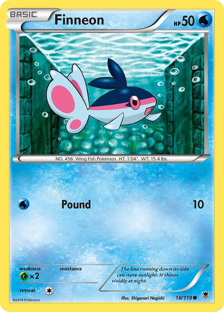 Pokemon Finneon 18/119 Phantom Forces