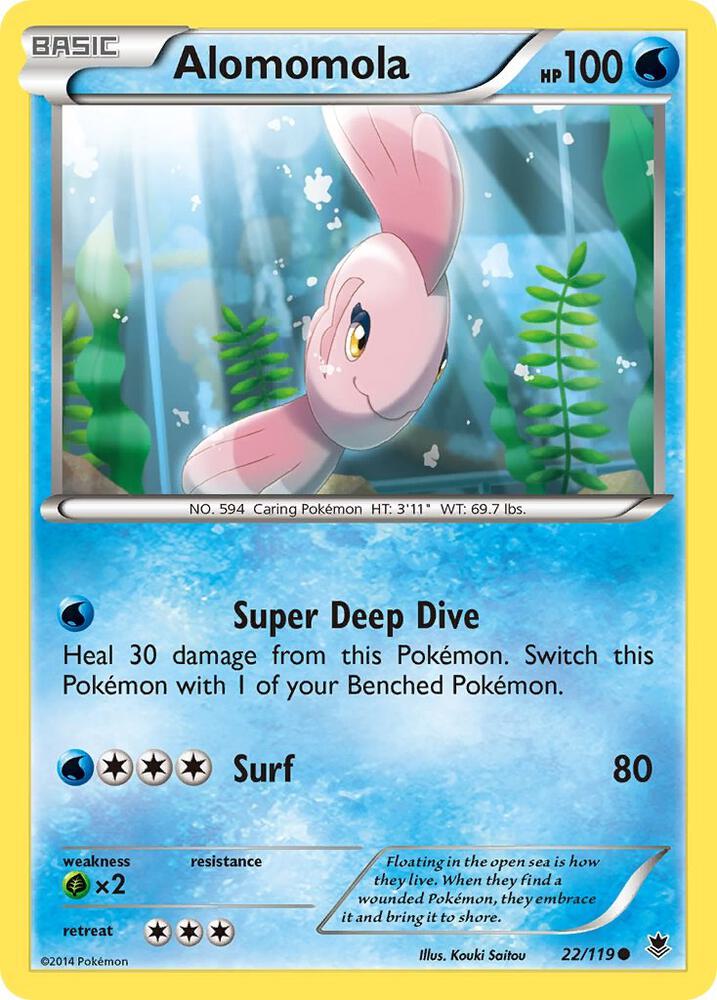 Pokemon Alomomola 22/119 Phantom Forces