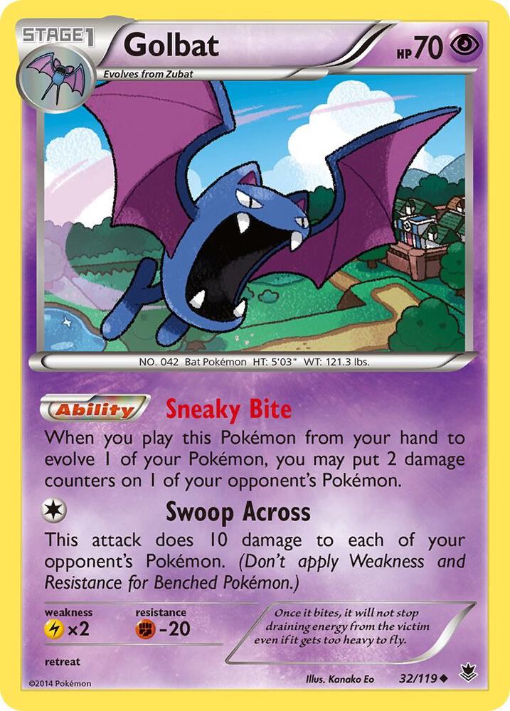 Pokemon Golbat 32/119 Phantom Forces