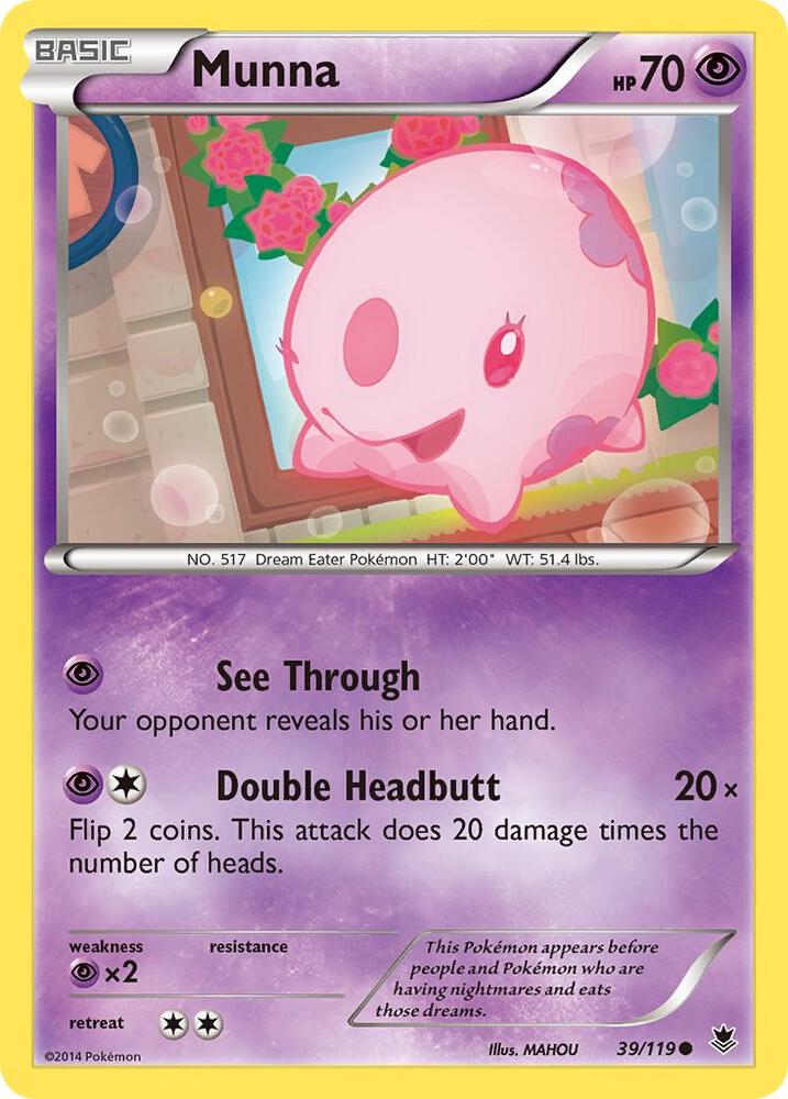 Pokemon Munna 39/119 Phantom Forces