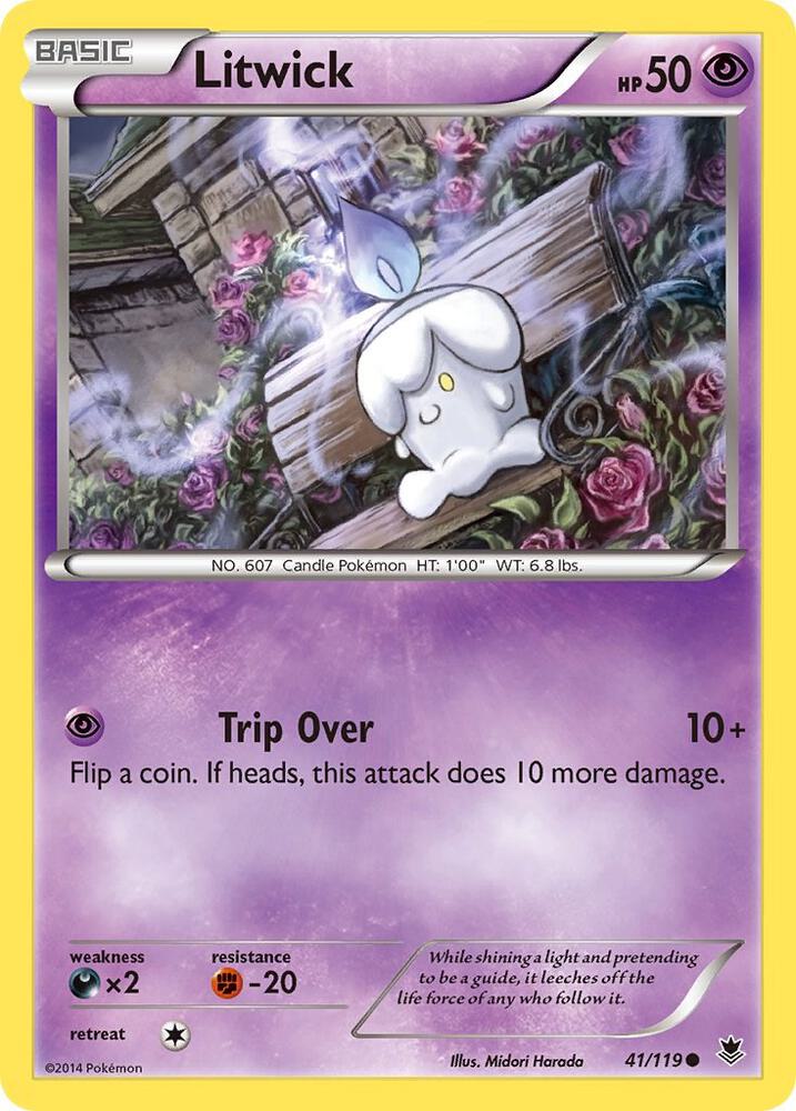Pokemon Litwick 41/119 Phantom Forces