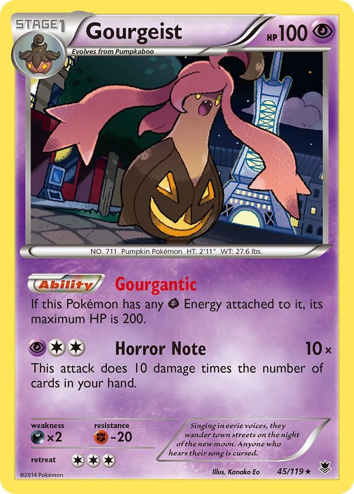 Pokemon Gourgeist 45/119 Phantom Forces