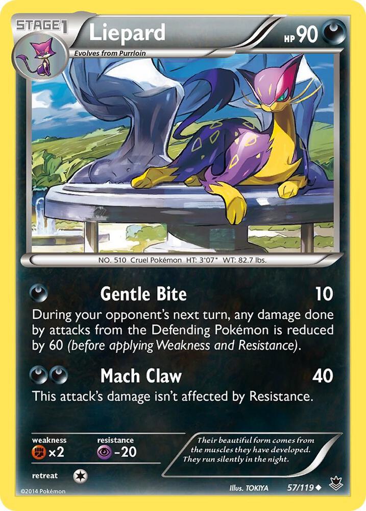 Pokemon Liepard 57/119 Phantom Forces