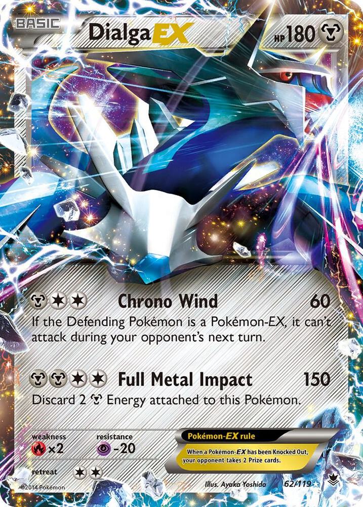 Pokemon Dialga EX 62/119 Phantom Forces