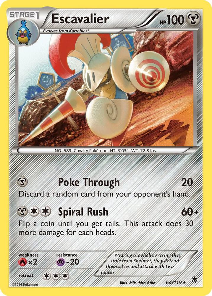 Pokemon Escavalier 64/119 Phantom Forces