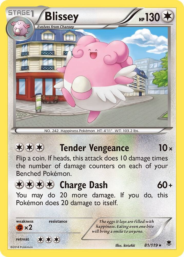 Pokemon Blissey 81/119 Phantom Forces