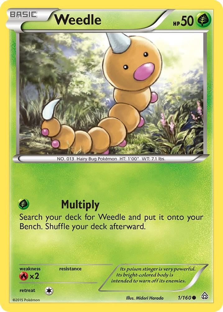 Pokemon Weedle 1/160 Primal Clash