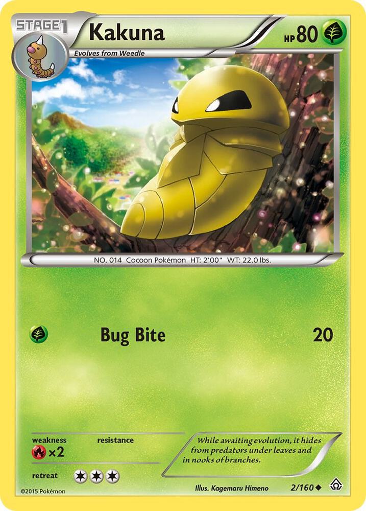 Pokemon Kakuna 2/160 Primal Clash