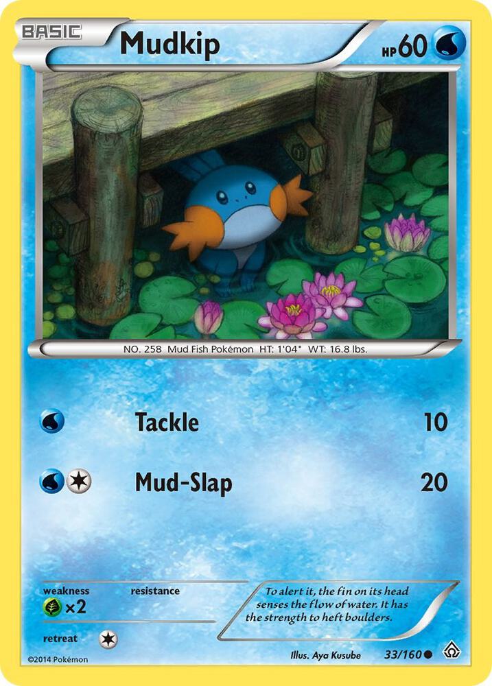 Pokemon Mudkip 33/160 Primal Clash