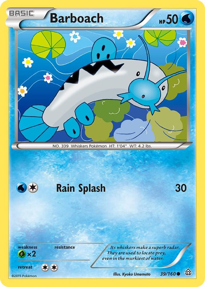 Pokemon Barboach 39/160 Primal Clash