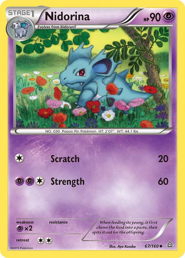 Pokemon Nidorina 67/160 Primal Clash