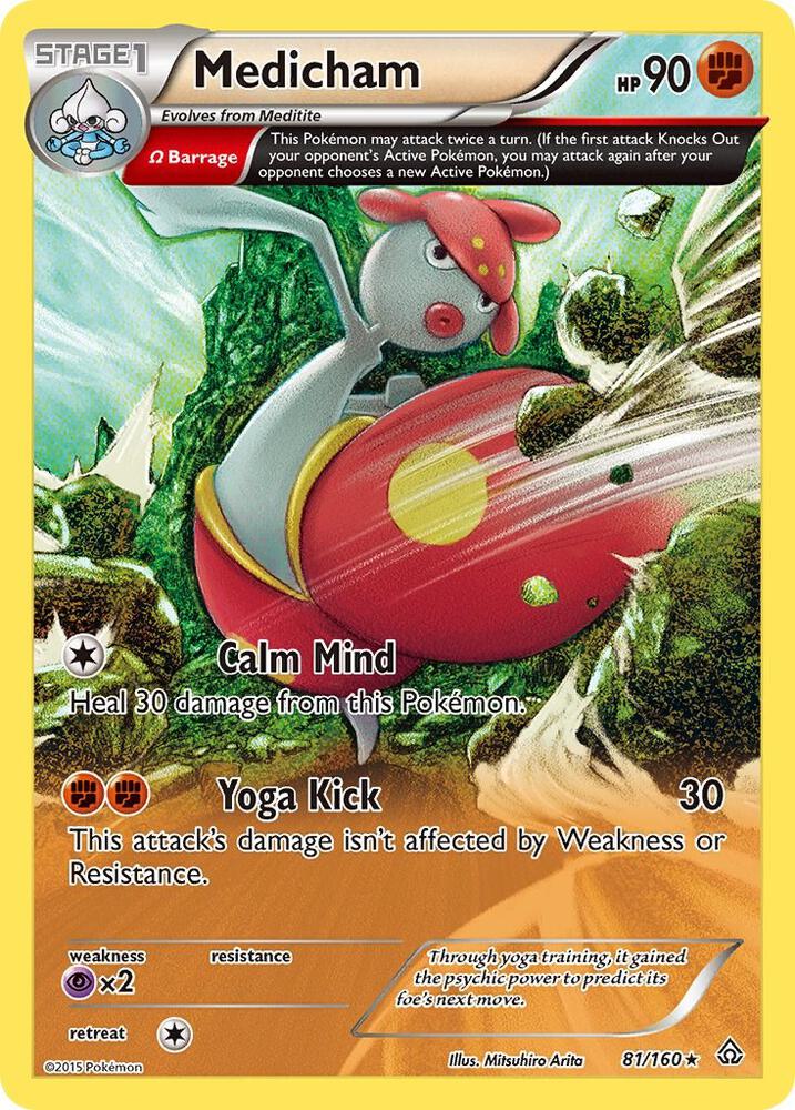 Pokemon Medicham 81/160 Primal Clash