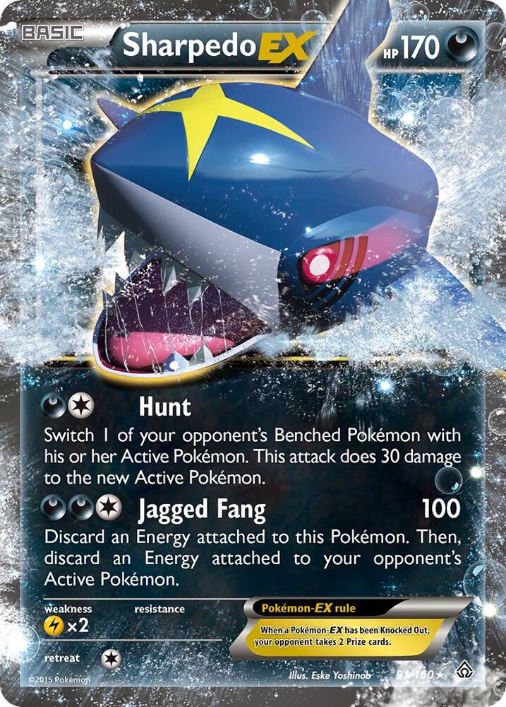 Pokemon Sharpedo EX 91/160 Primal Clash