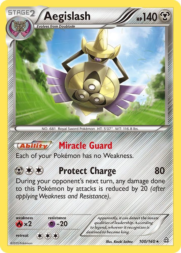 Pokemon Aegislash 100/160 Primal Clash