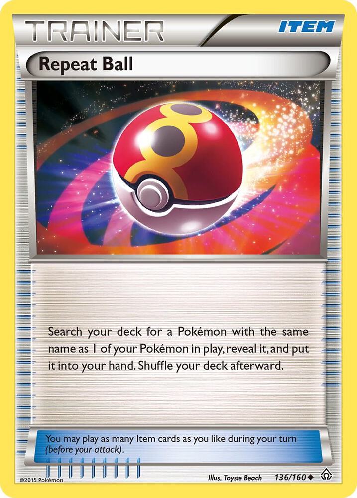 Pokemon Repeat Ball 136/160 Primal Clash