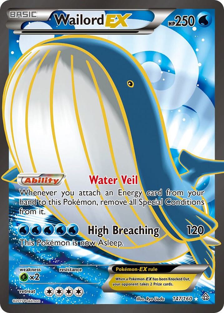 Pokemon Wailord EX 147/160 Primal Clash